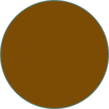 brown circle